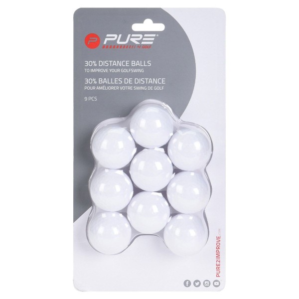 Pure 2Improve 30% distansbollar - 9-pack