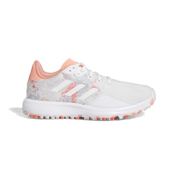 Adidas S2G SL'23 golfsko vit/aprikos camo DAM