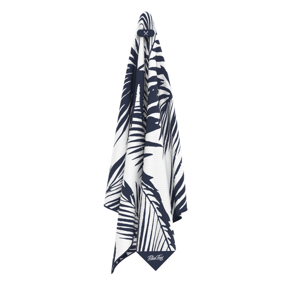 Blue tees magnetic towel