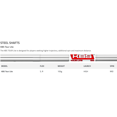 Cobra Darkspeed KBS Tour lite 5-P stål stiff HÖGER Cobra Darkspeed KBS Tour lite 5-P stål stiff HÖGER