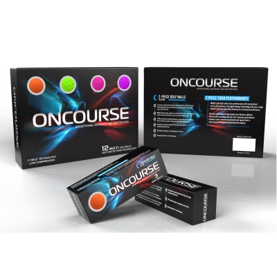OnCourse Multi matte färgade golfbollar OnCourse Multi matte färgade golfbollar