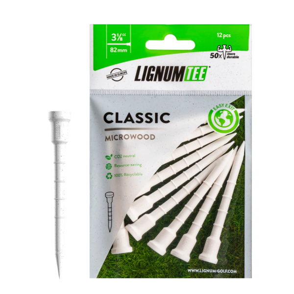 Lignum tees 82 mm - outslitlig peg