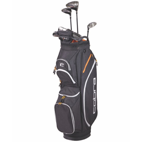 Cobra Fly XL grafit helset inkl vagnbag HERR HÖGER