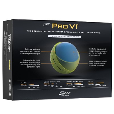 Titleist Pro V1 gul