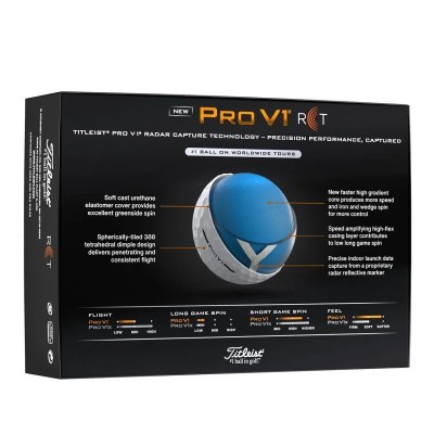 Titleist Pro V1 RCT - launch monitor version Titleist Pro V1 RCT - launch monitor version