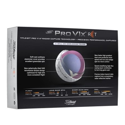 Titleist Pro V1x RCT - launch monitor version Titleist Pro V1x RCT - launch monitor version