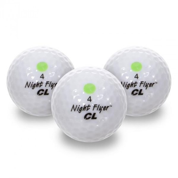 Night Flyer golfbollar - 4-pack lysbollar