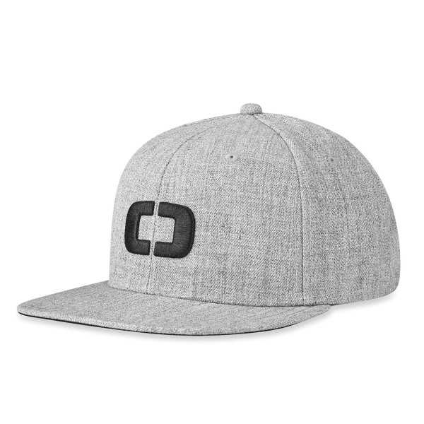 Ogio Alpha core icon snap back cap - ljusgrå