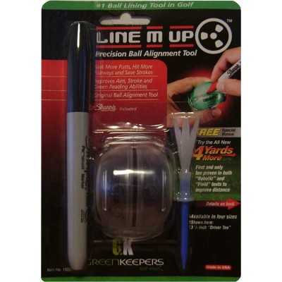 LineMup Pro - markeringsmall för boll. Inkl 4 yards more tee