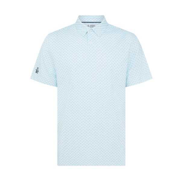 Original Penguin Golf Retro GEO Print Polo - vit/lila/navy