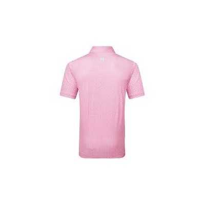 FootJoy Citrus Print Lisle Golf Polo Shirt pink/skyway FootJoy Citrus Print Lisle Golf Polo Shirt pink/skyway
