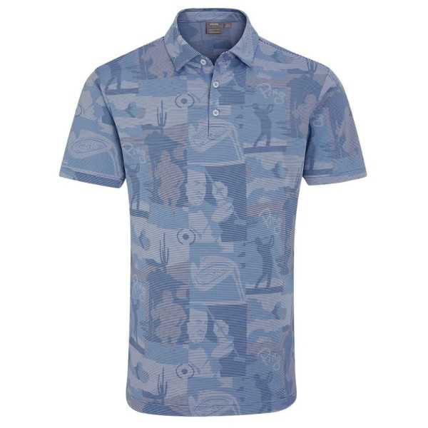 Ping Gents Legacy Polo Shirt -cornflower blue