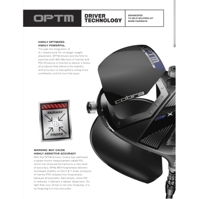 Cobra OPTM MAX-K driver - Kaili red 50