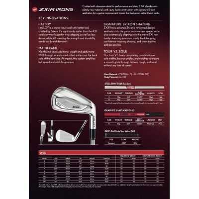 Srixon ZXiR grafit järnset - KBS PGI 60