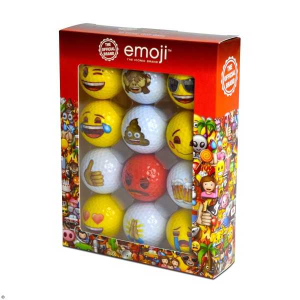 Original Emoji golfbollar 12-pack