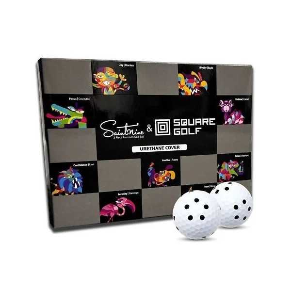 Square Golf Data Ball - 3 Piece Ball