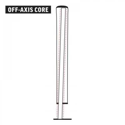 Superstroke Zenergy TLT OFF-AXIS puttergrepp - vit/silver Superstroke Zenergy TLT OFF-AXIS puttergrepp - vit/silver