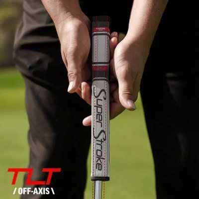 Superstroke Zenergy TLT OFF-AXIS puttergrepp - vit/silver Superstroke Zenergy TLT OFF-AXIS puttergrepp - vit/silver