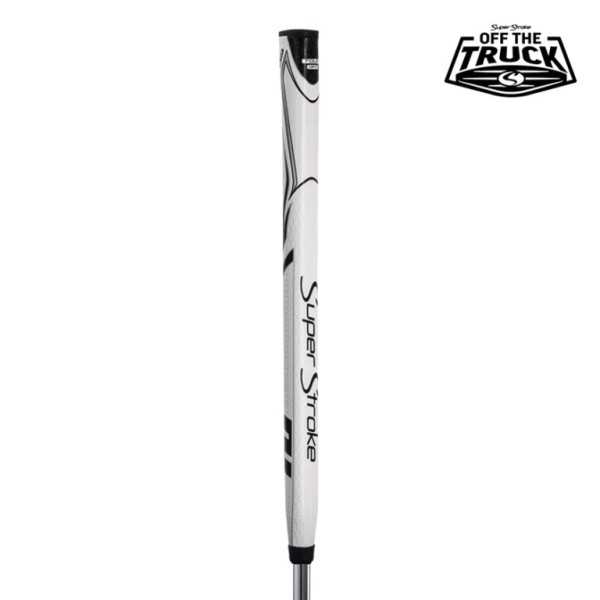 Superstroke Zenergy 17 tum 1.0P-series puttergrepp vit/svart