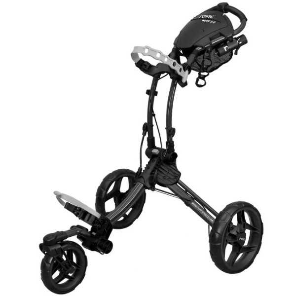 Clicgear Rovic RV1S 3-hjuling svart - 360 roterbart framhjul