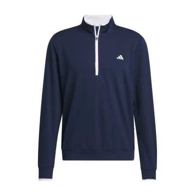 Adidas Core lightweight 1/4 zip tröja - navy Adidas Core lightweight 1/4 zip tröja - navy
